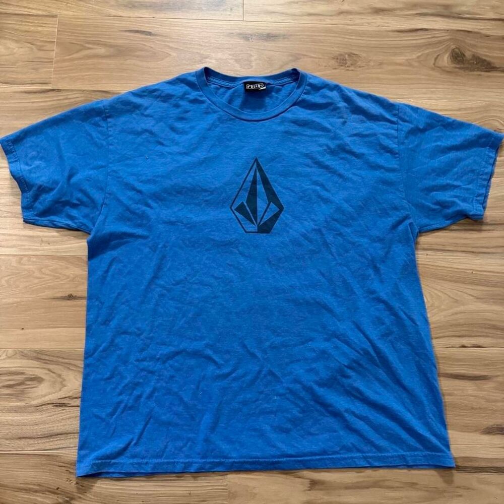 Vintage 00s Volcom Center print skate surf graphic tee Size Mens XL